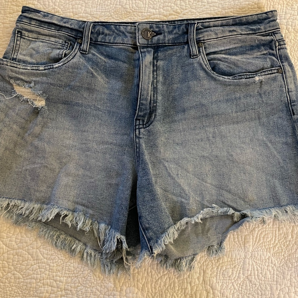 Kut from the cloth Denim Shorts - Light Blue